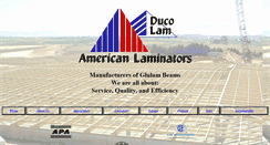 Desktop Screenshot of americanlaminators.com